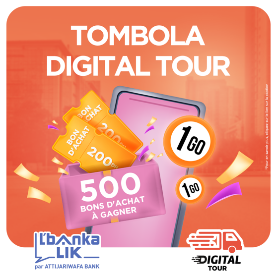 Tombola Digital Tour L'bankalik 100% mobile